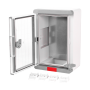 Cutie distributie IP67 din ABS gri, usa transparenta, placa metalica, 200x300x130 mm PS203013 Plastim - 2